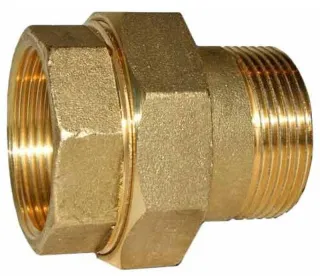 Śrubunek prosty mosiężny 5/4"