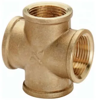 Czwórnik mosiężny 3/4"