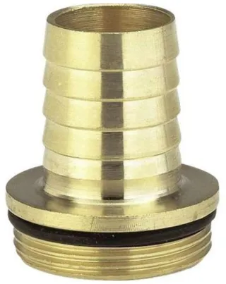Końcówka do węża z O-ringiem mosiężna 1" GZ na 25 mm