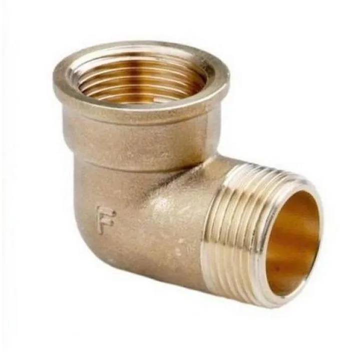 Kolano mosiężne nyplowe 3/4"