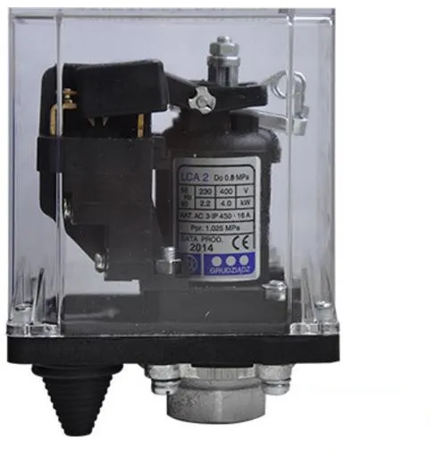 Wyłącznik ciśnieniowy LCA2 Hydro-Vacuum 230v / 400v