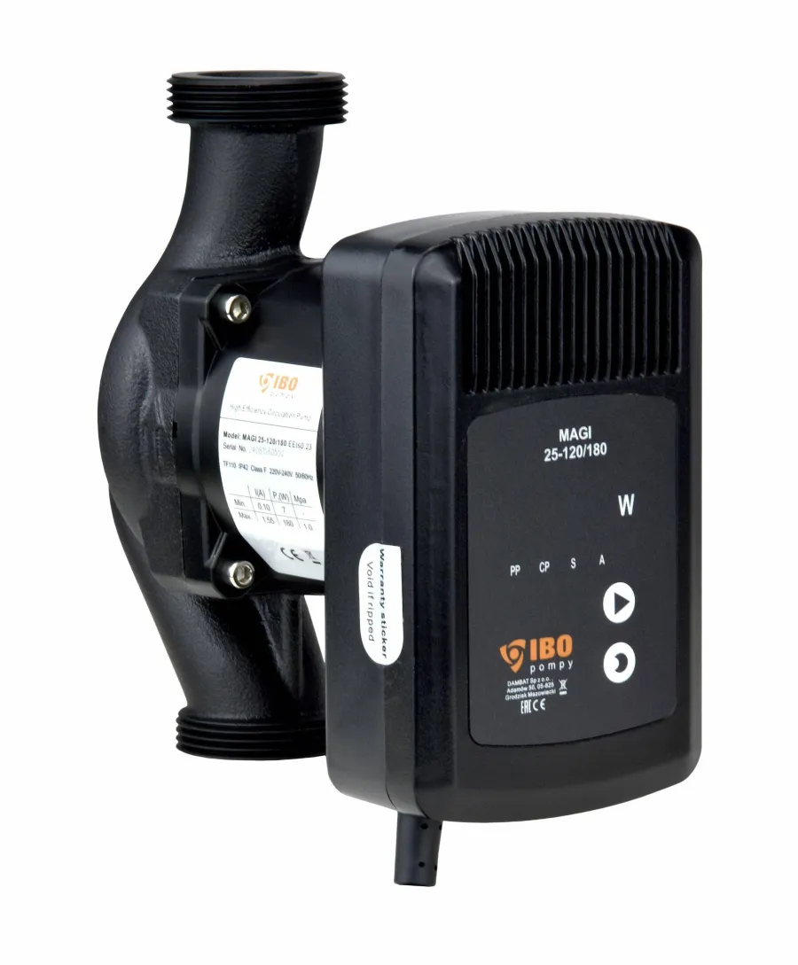 Pompa elektroniczna IBO MAGI H 25-120/180 do pieca, CO, cicha